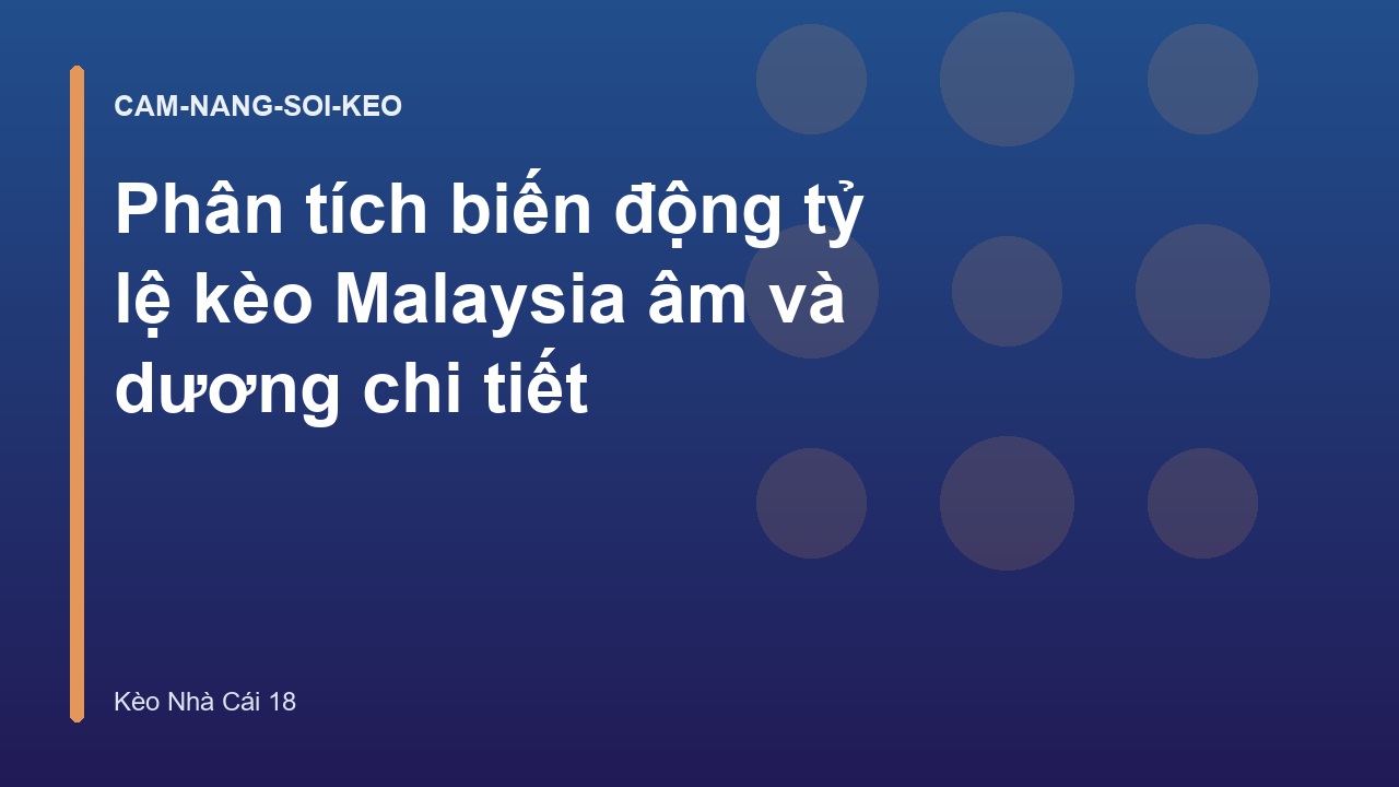 Read more about the article Phân tích biến động tỷ lệ kèo Malaysia âm và dương chi tiết